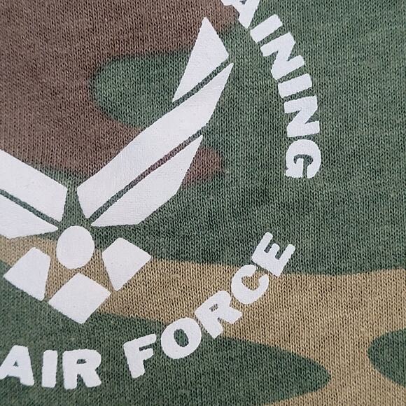 Vintage US Airforce Camo Shirt Medium 19x26 Rotcho 321st-TRS - Picture 10 of 14